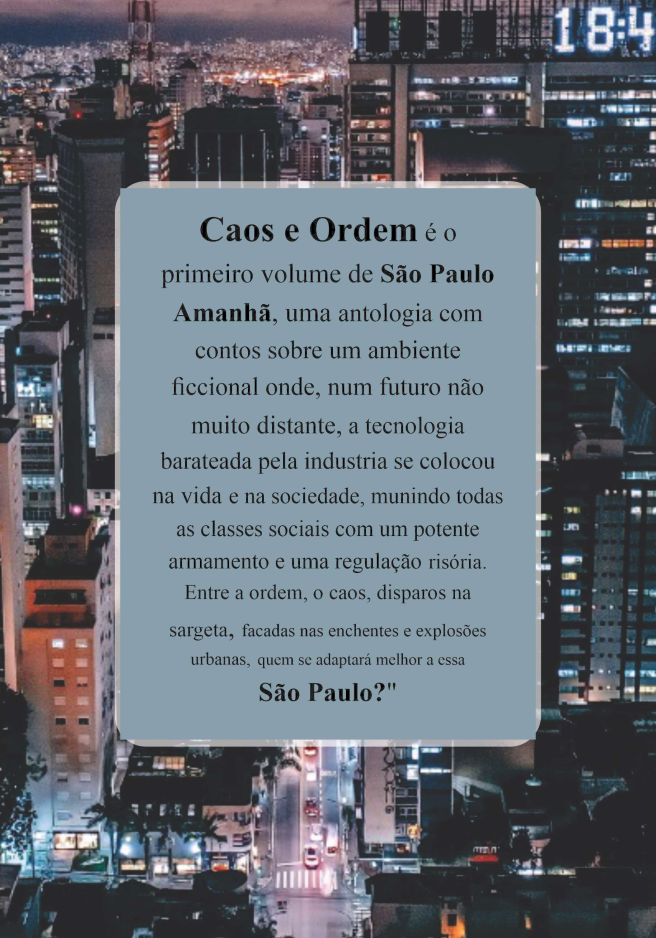 Lançamento de São Paulo Amanhã: Caos e Ordem