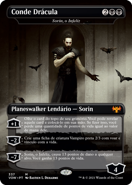 Magic The Gathering Anuncia o lançamento de cards vampirescos com Drácula