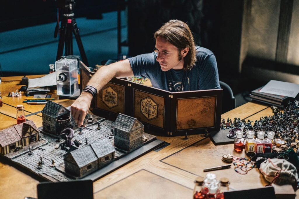 Matt Mercer Como Mestre de RPG Dimension 20