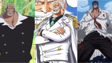 One Piece Cliffhanger libera o enorme poder de Garp