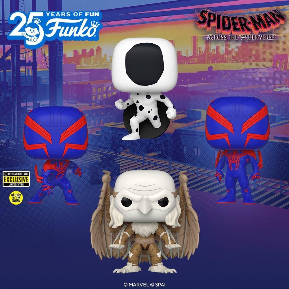 Funko adiciona exclusivos Black Light Pops à linha Spider-Man: Através do Aranhaverso