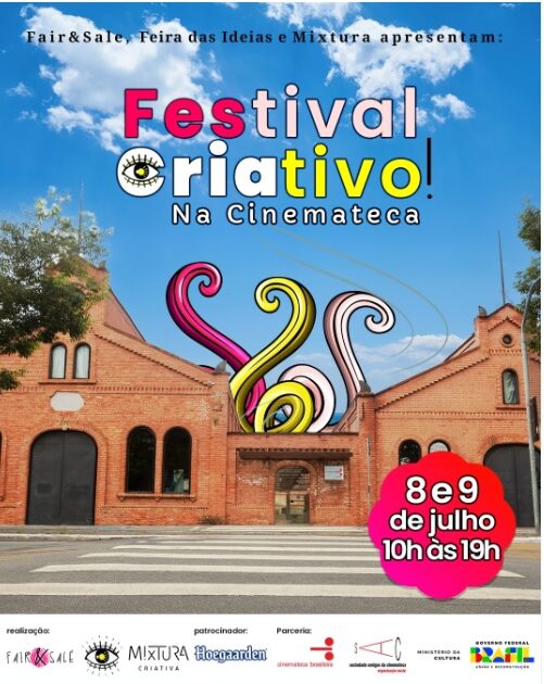 Cinemateca terá o 1º Festival Criativo em 8 e 9 de julho