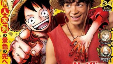 One Piece une Luffy com a estrela live-action da Netflix em nova promoção