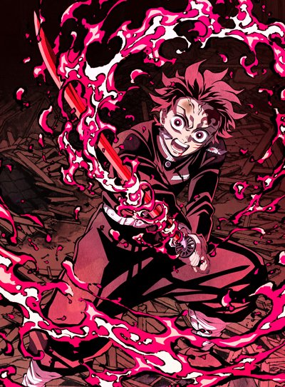 Demon Slayer destaca a lâmina ardente de Tanjiro com nova arte
