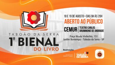 1° Bienal do Livro de Taboão da Serra promete encantar os amantes da cultura e das artes!