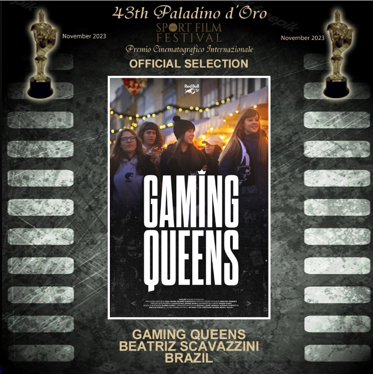 Gaming Queens é selecionado para o 43° Paladino d'Oro Sport Film Festival