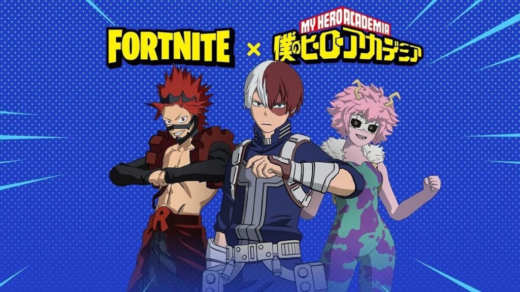 Fortnite ganha outro crossover de My Hero Academia, novas skins