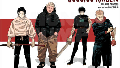 Jujutsu Kaisen reúne seu time A em nova arte