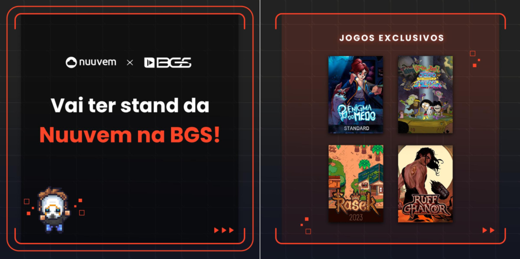 Nuuvem marca presença na BGS 2023 com estande cheio de games inéditos