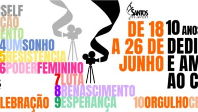 10º SANTOS FILM FEST ANUNCIA FILMES SELECIONADOS