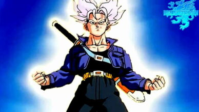 Dragon Ball - Mirai Trunks e Trunk explicando a diferença por Akira Toriyama